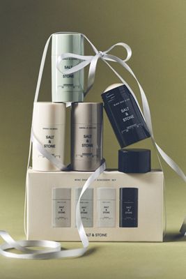 Salt & Stone Mini Deodorant, Set of 4