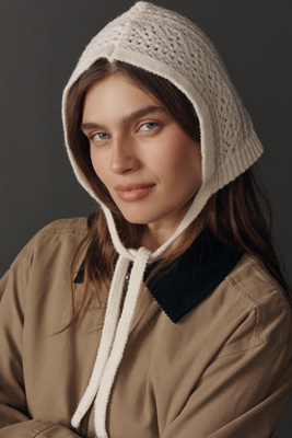 By Anthropologie Knit Bonnet In Neutral