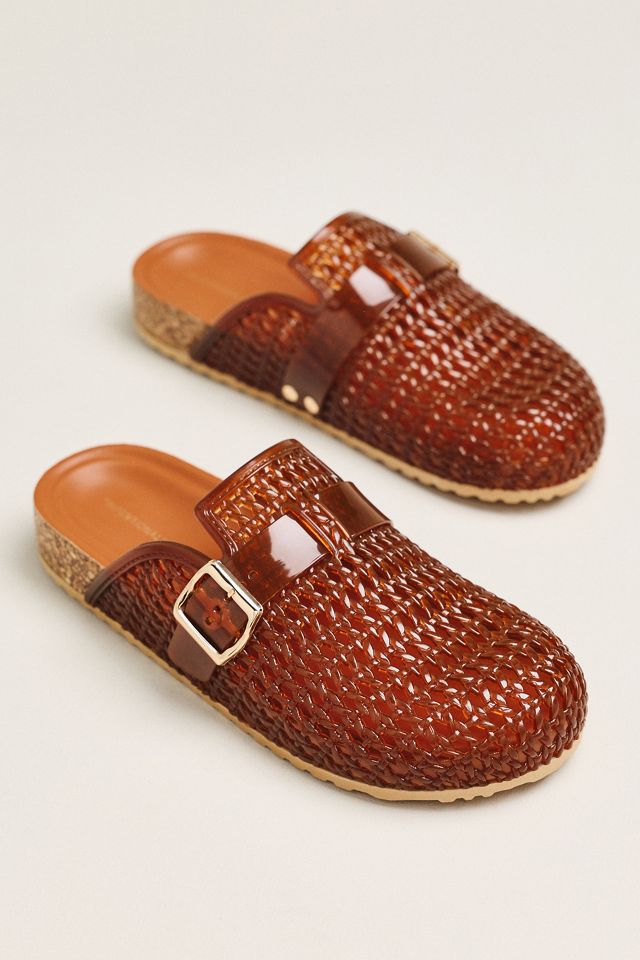 Intentionally Blank Buckle Mules #2