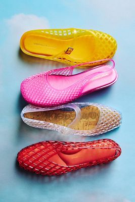 Intentionally Blank Nessa Jelly Woven Slingback Sandals