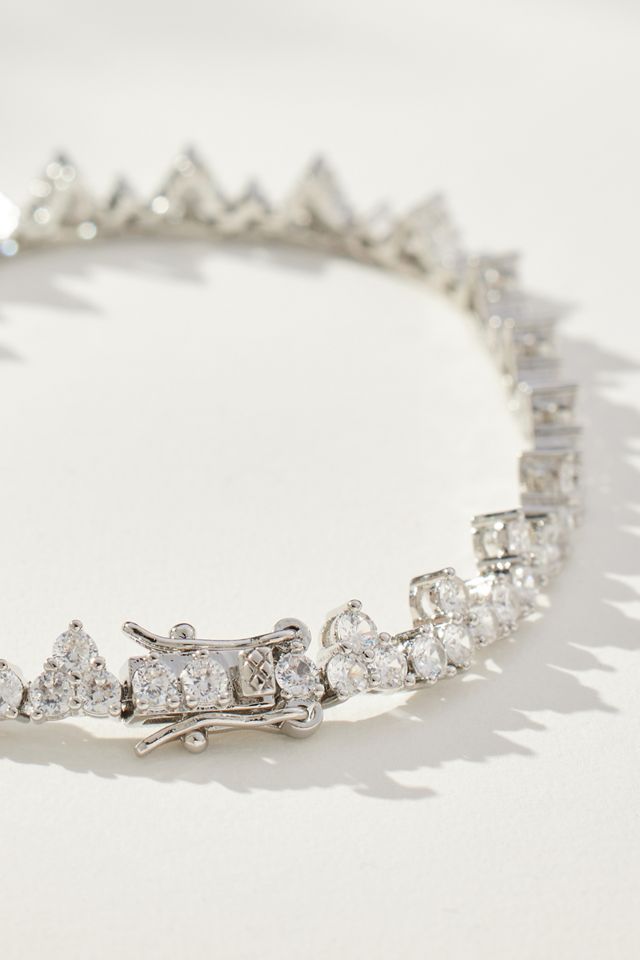Mixed Crystal Tennis Bracelet #1