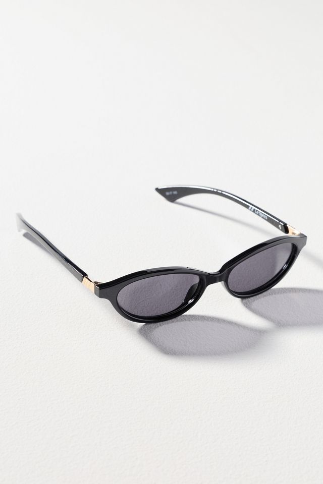 Le Specs Duskfall Small Oval Sunglasses #1