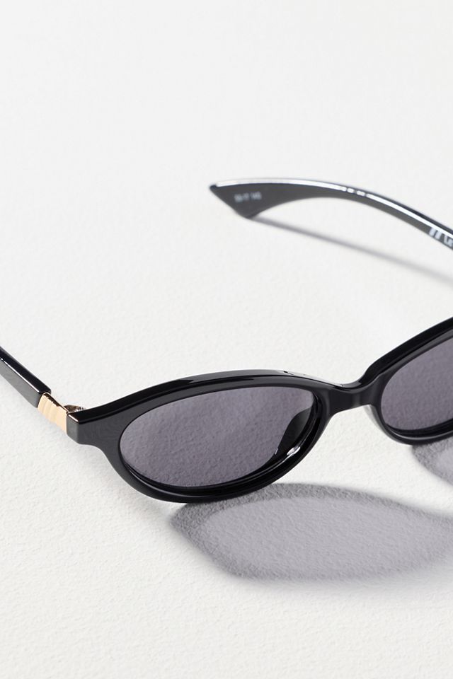 Le Specs Duskfall Small Oval Sunglasses #2