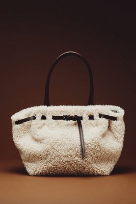 Flat White Strapless Shimmer Sweater Midi Dress