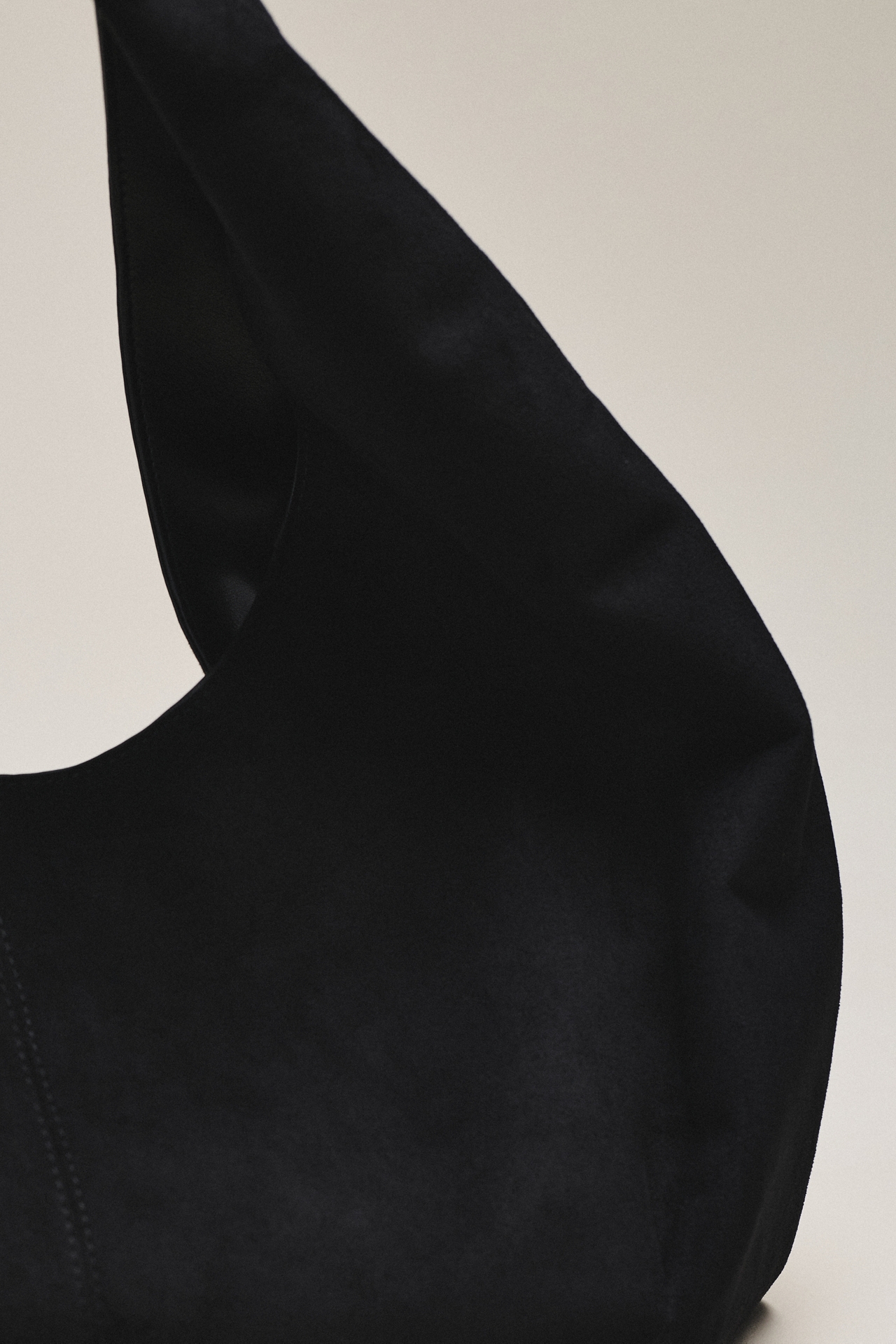 Large Faux-Suede Slouchy Tote