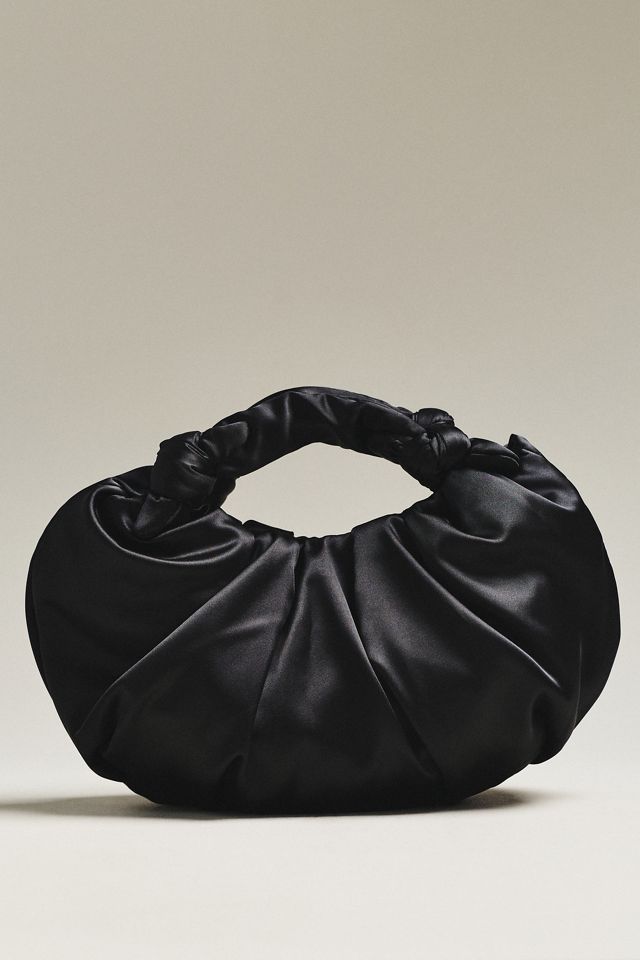 Slouchy Satin Knotted Bag #1