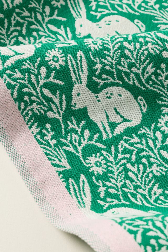 Bunny Jacquard Table Runner #2