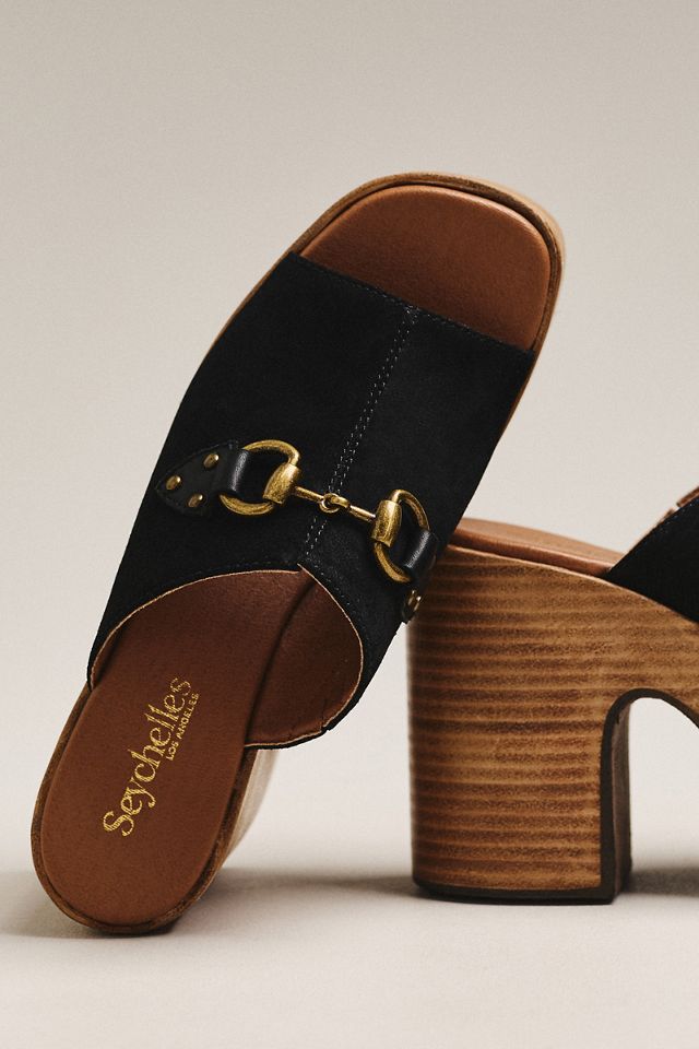 Seychelles Take the Lead Horsebit Platform Heeled Sandals