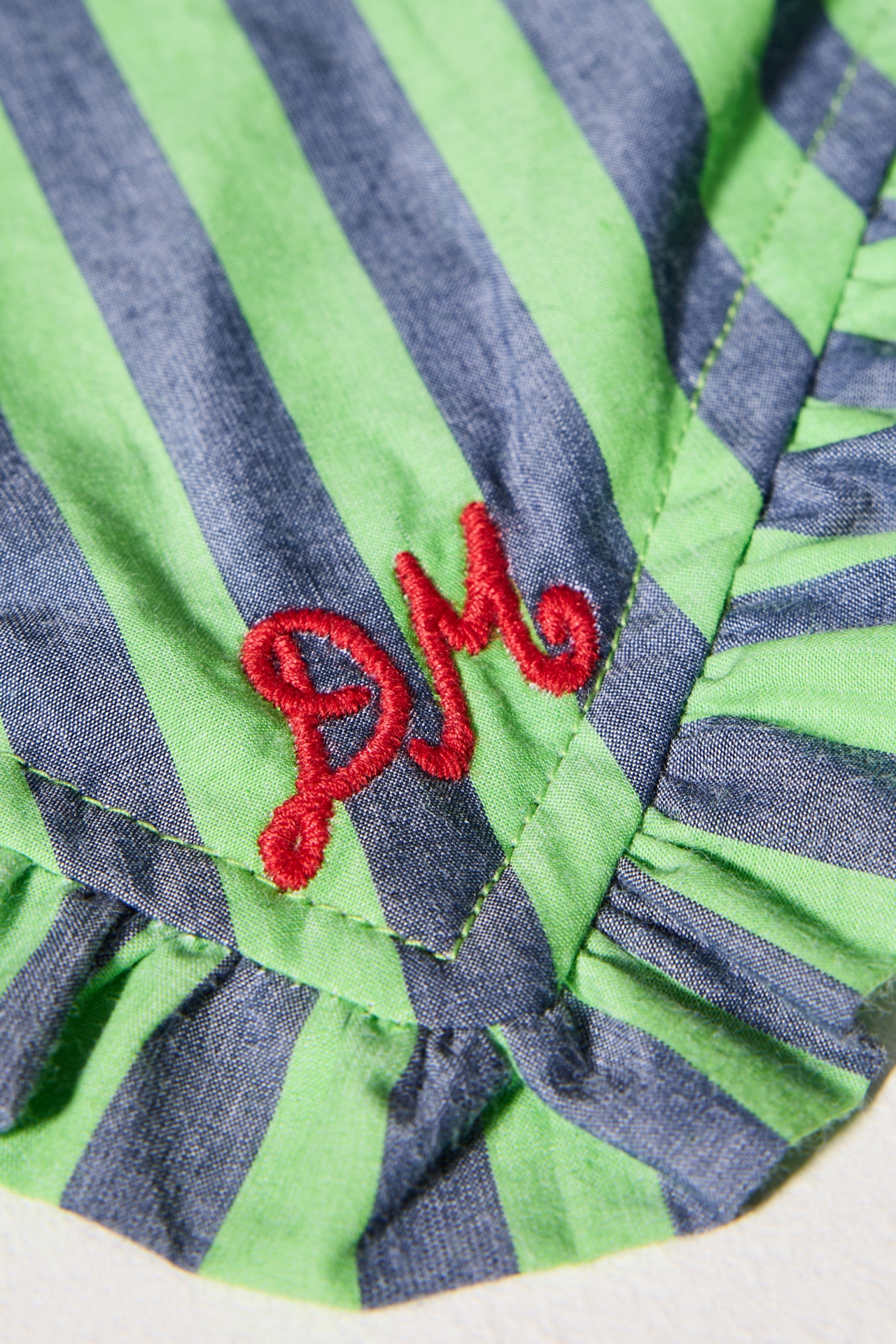 Damson Madder Cotton Patterned Hair Scarf