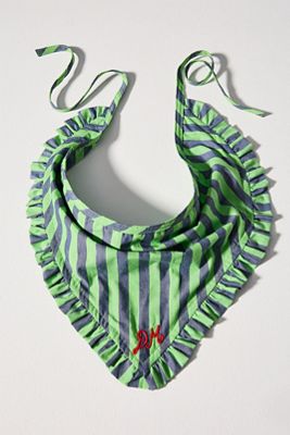 Damson Madder Cotton Patterned Hair Scarf
