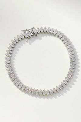 By Anthropologie Oval Tennis Bracelet
