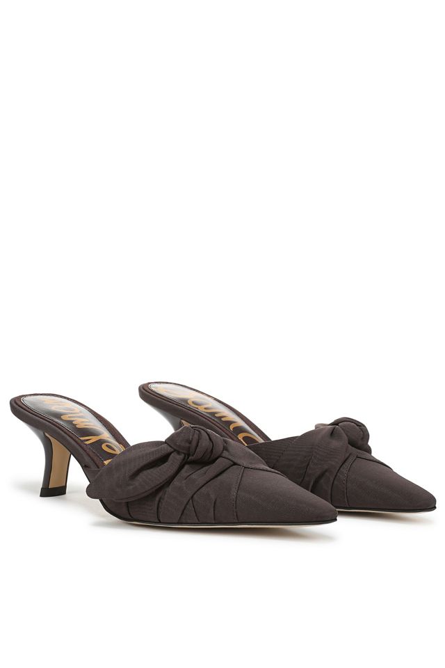Sam Edelman Bex Knot Kitten-Heel Mules #1