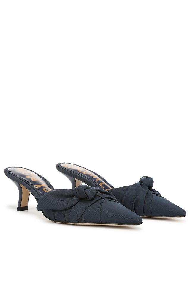 Sam Edelman Bex Knot Kitten-Heel Mules #1