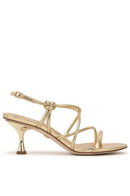 Sam Edelman Riana Strappy Slingback Kitten Heels In Animal Print
