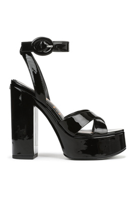 Sam Edelman Savannah Ankle-strap Heels In Black