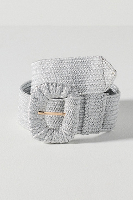 Raffia Stretch Waist Belt
