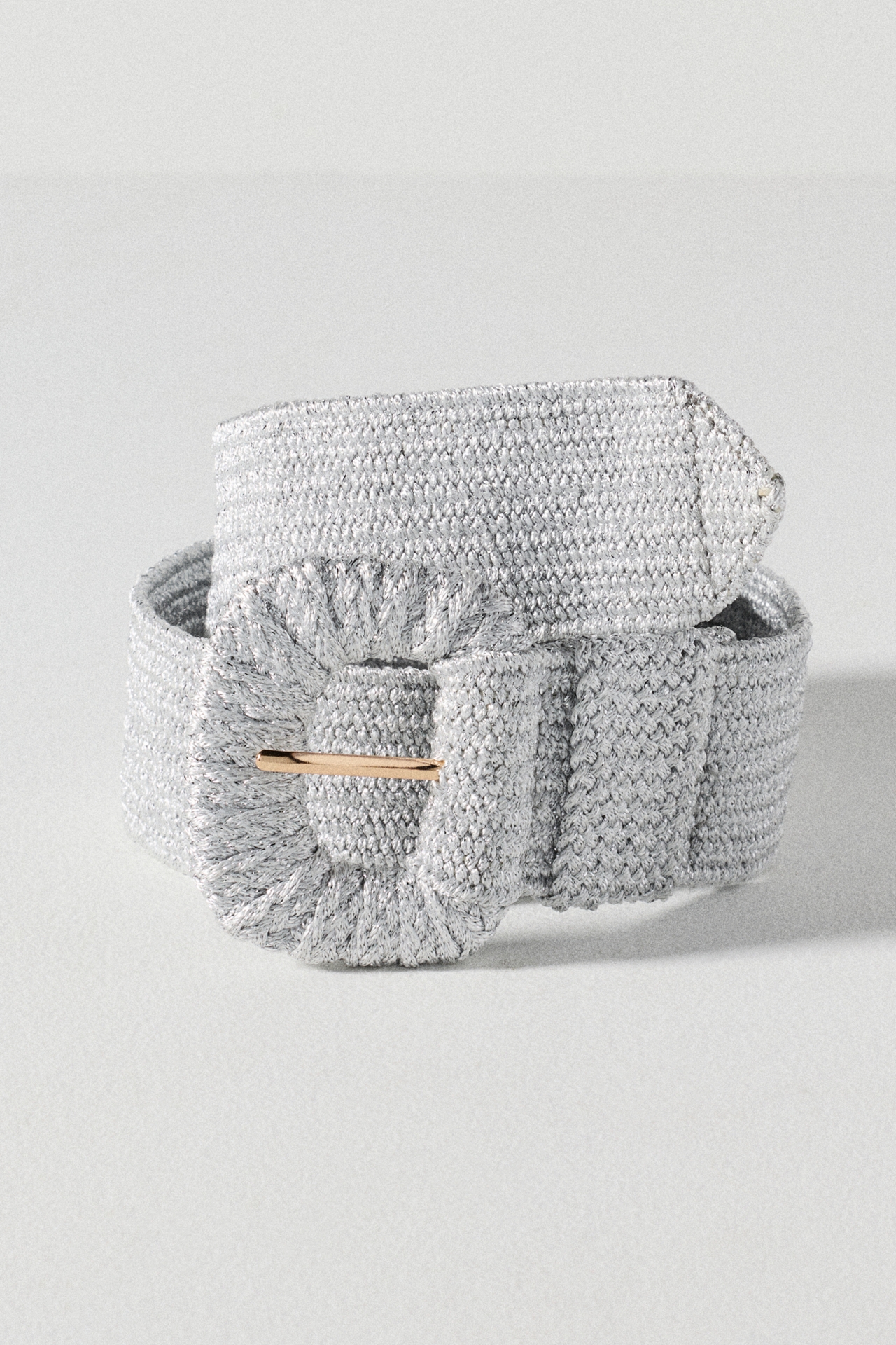 Raffia Stretch Waist Belt