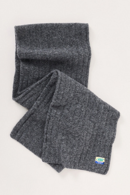 American Vintage Wool Blend Scarf In Gray