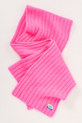 American Vintage Wool Blend Scarf In Pink