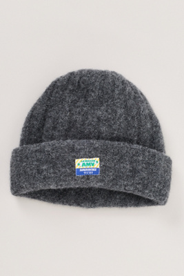 American Vintage Wool Blend Beanie In Gray