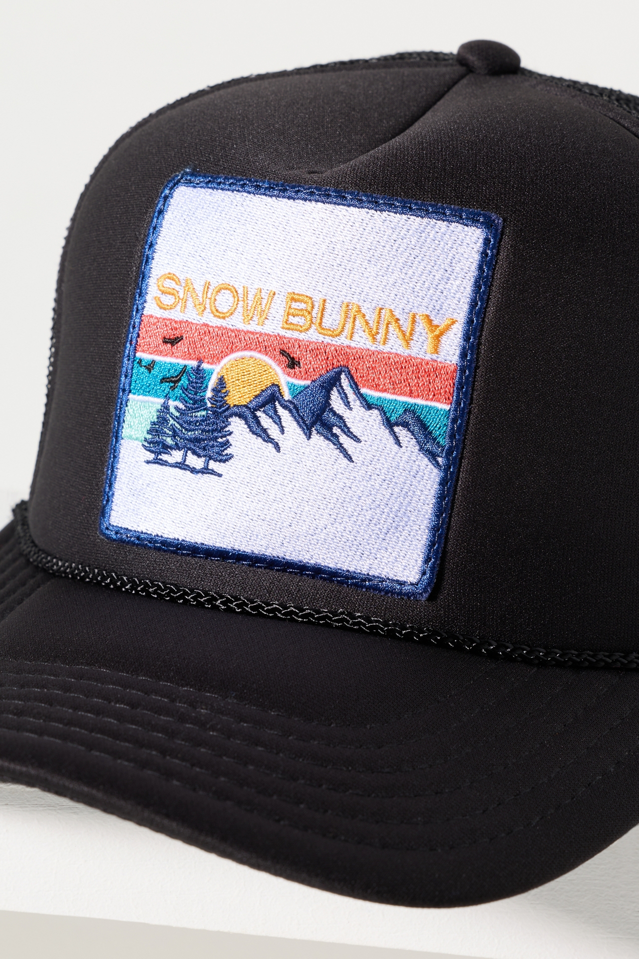 Friday Feelin Snow Bunny Trucker Hat
