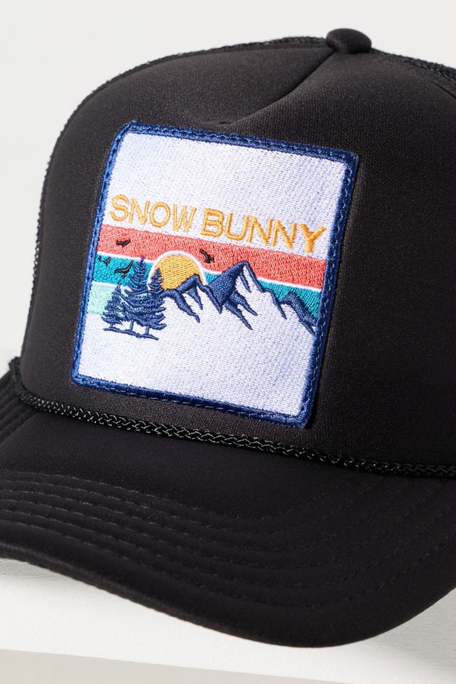 Friday Feelin Snow Bunny Trucker Hat #2