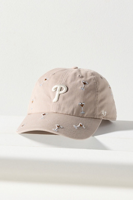 47 Brand Scatter Drink Icons Mlb Baseball Cap In Pink