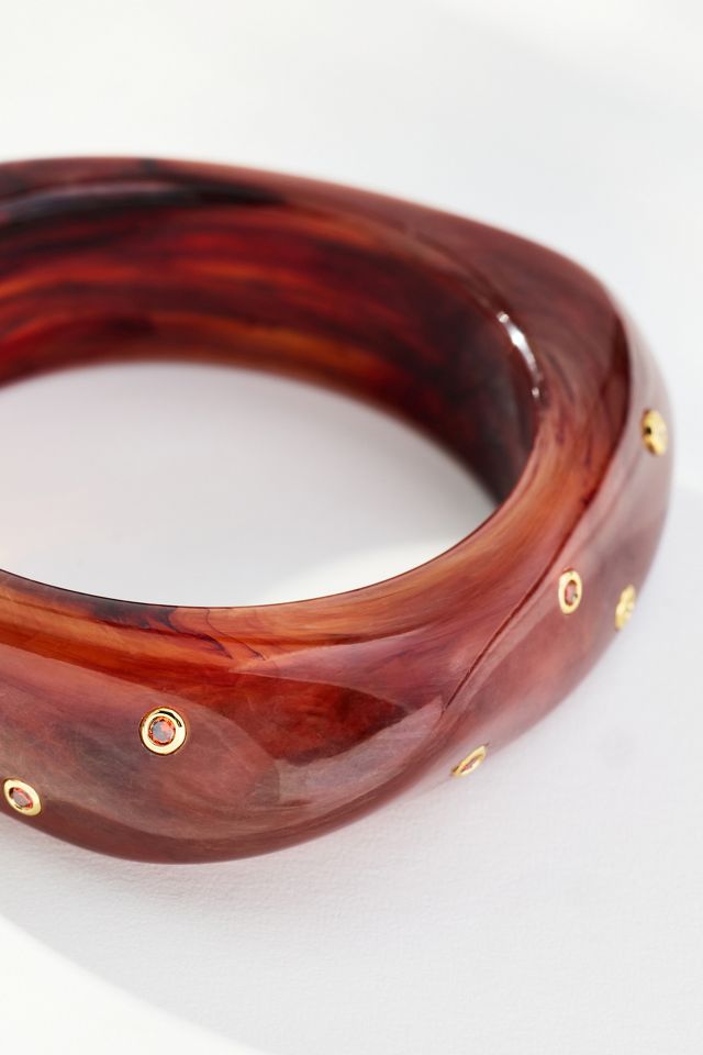 Luv Aj Ibiza Lucite Cuff Bangle #1