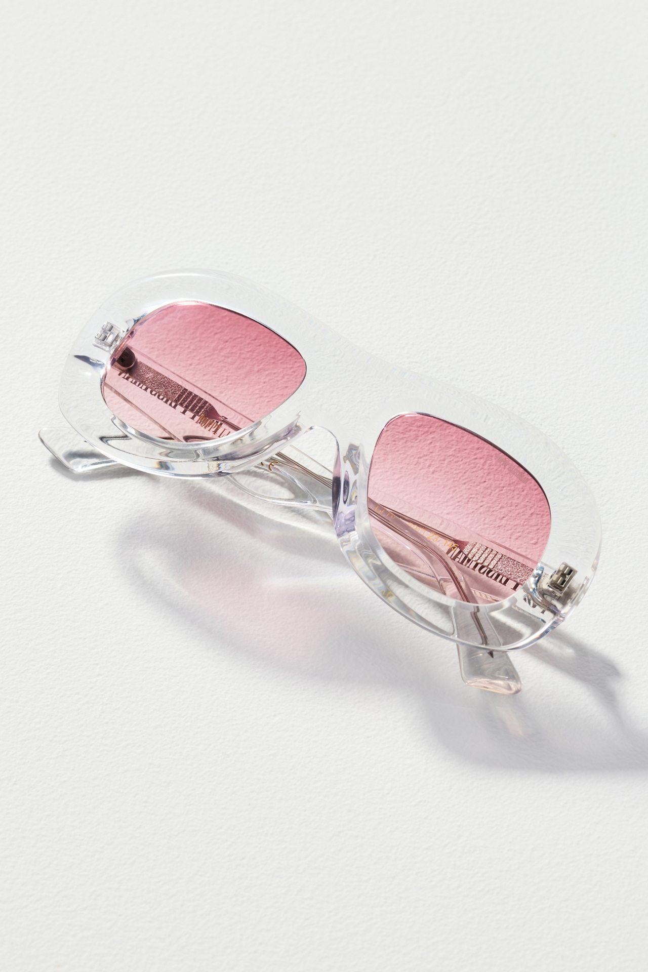 Poppy Lissiman Translucent Aviator Sunglasses