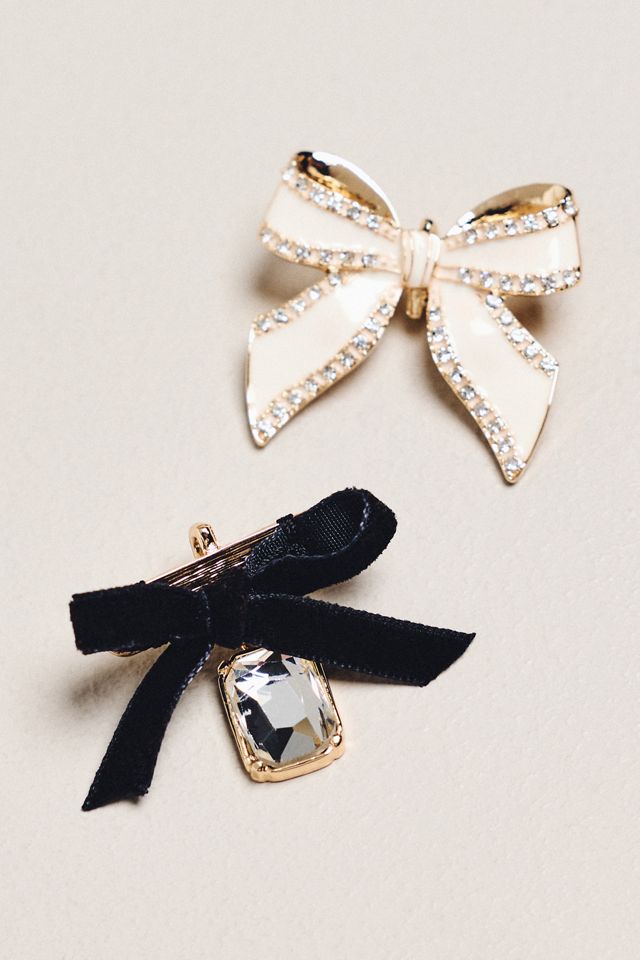 Bow Shoe Charms, Set of 2 #2