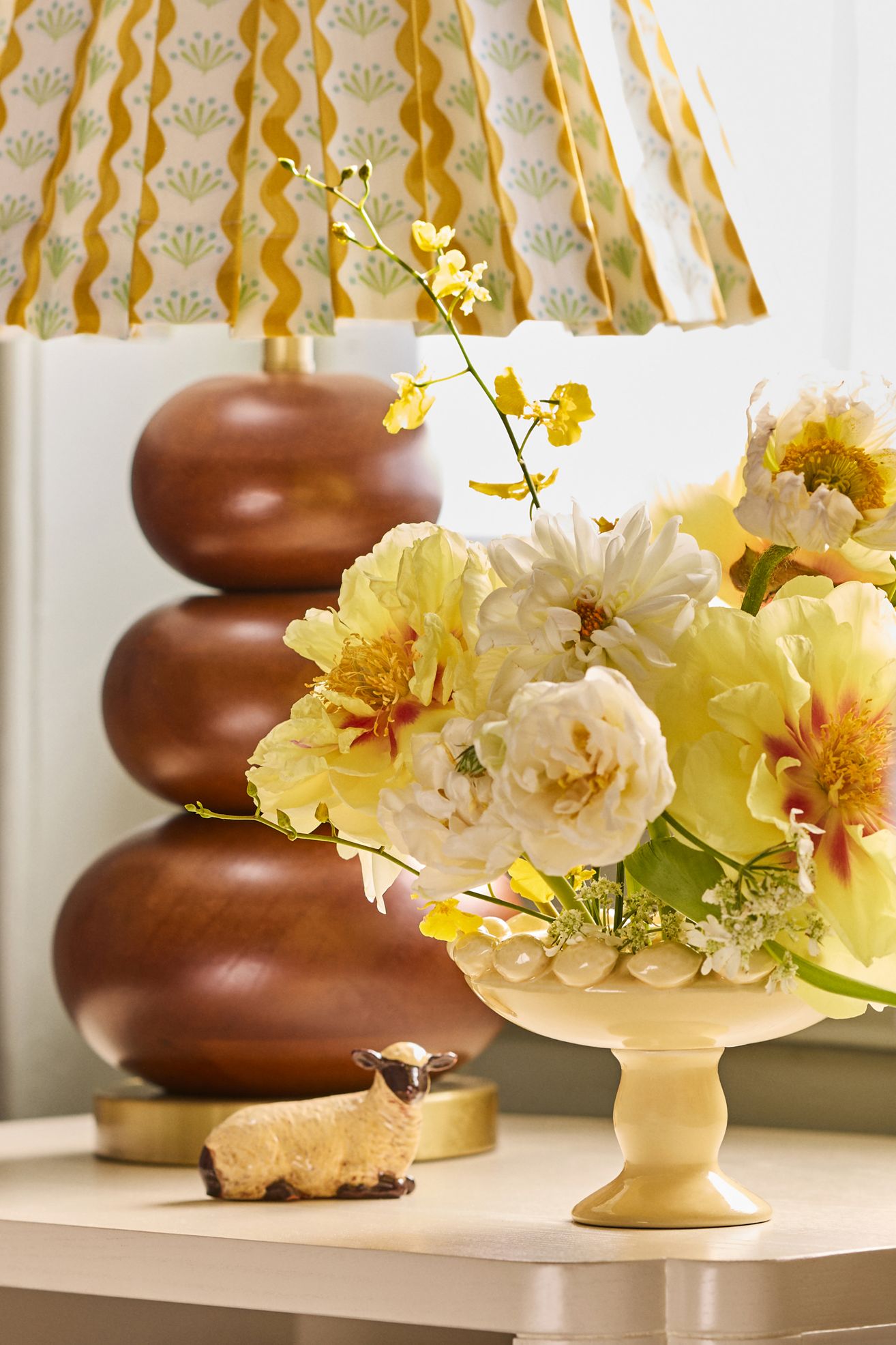 Lemon Footed Bowl - Yellow, One Size