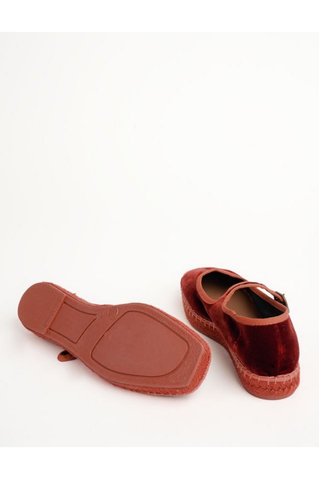 Penelope Chilvers Floral Velvet Espadrille Flats #1