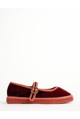 Penelope Chilvers Floral Velvet Espadrille Flats