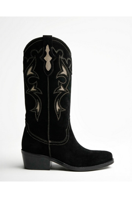 Penelope Chilvers Jolene Paloma Western Boots In Black