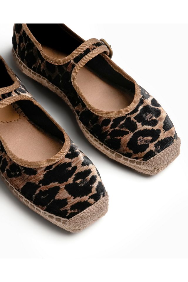 Penelope Chilvers Flora Velvet Espadrille Flats #1