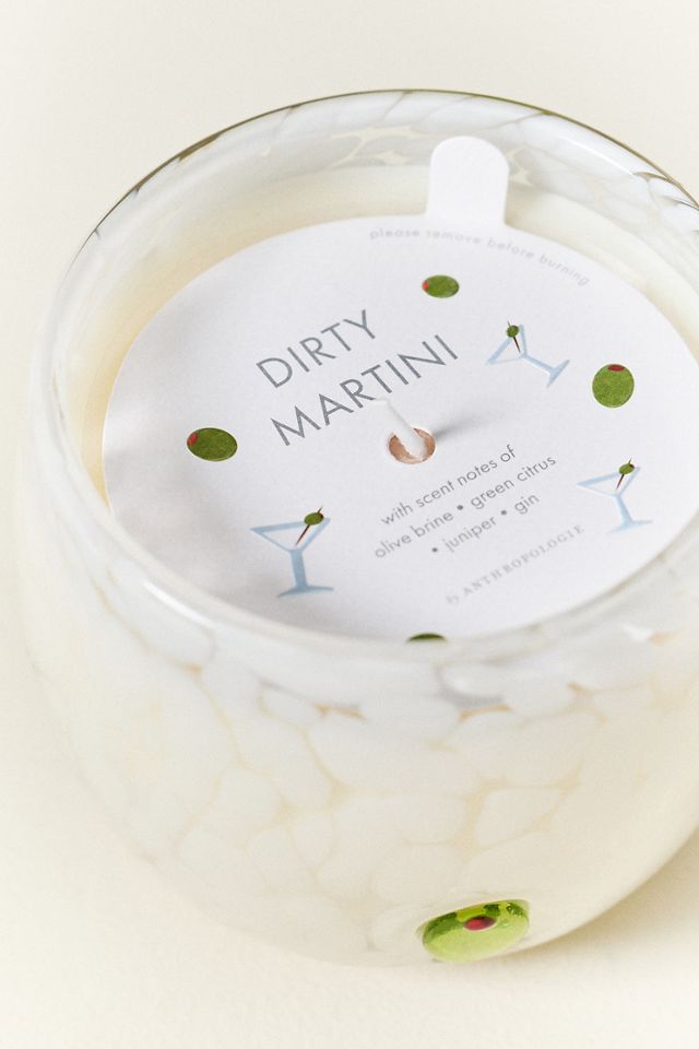 Candela in Bicchiere Martini Spring Icon Gourmand Dirty Martini #1