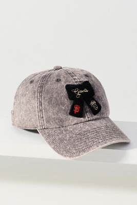Mitchell & Ness Bow Patch Baseball Cap In Gray