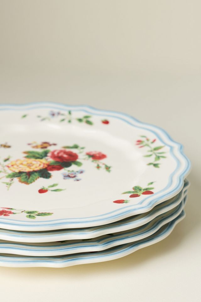 Camille Stoneware Dinner Plates, Set of 4 #3
