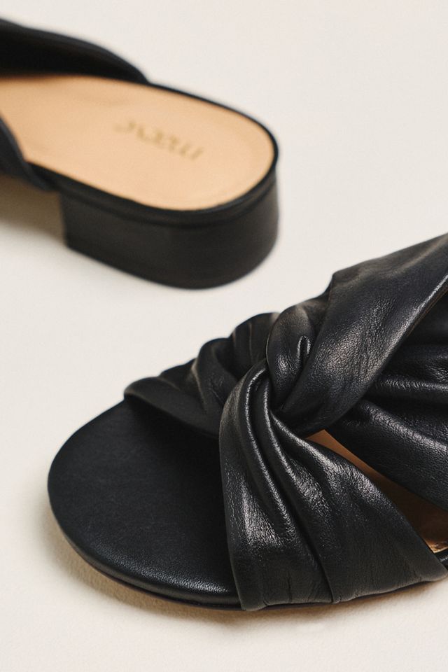 Maeve Twisted Slip-On Sandals | Anthropologie