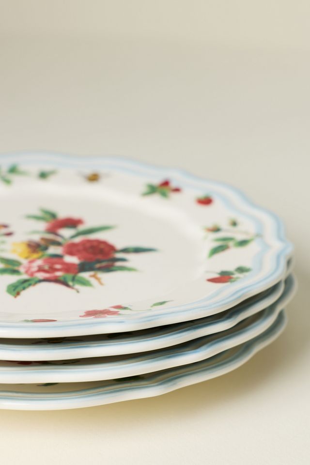 Camille Stoneware Dessert Plates, Set of 4 #3