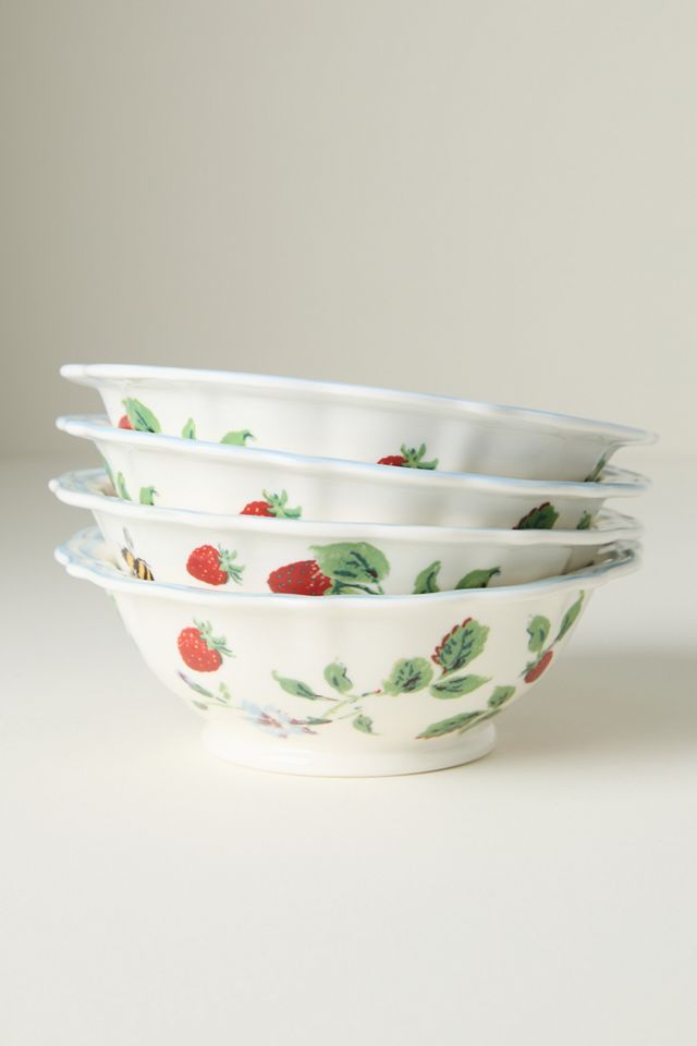 Camille Stoneware Cereal Bowls, Set of 4 #3