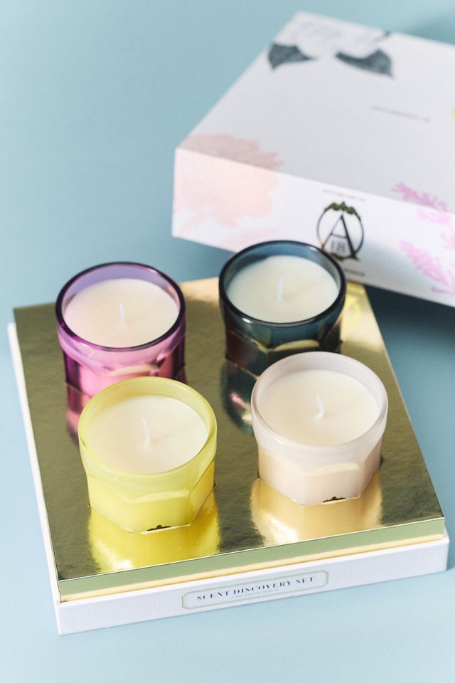 Apothecary 18 Core Mini Candle Discovery Set, Set of 4 | AnthroHome