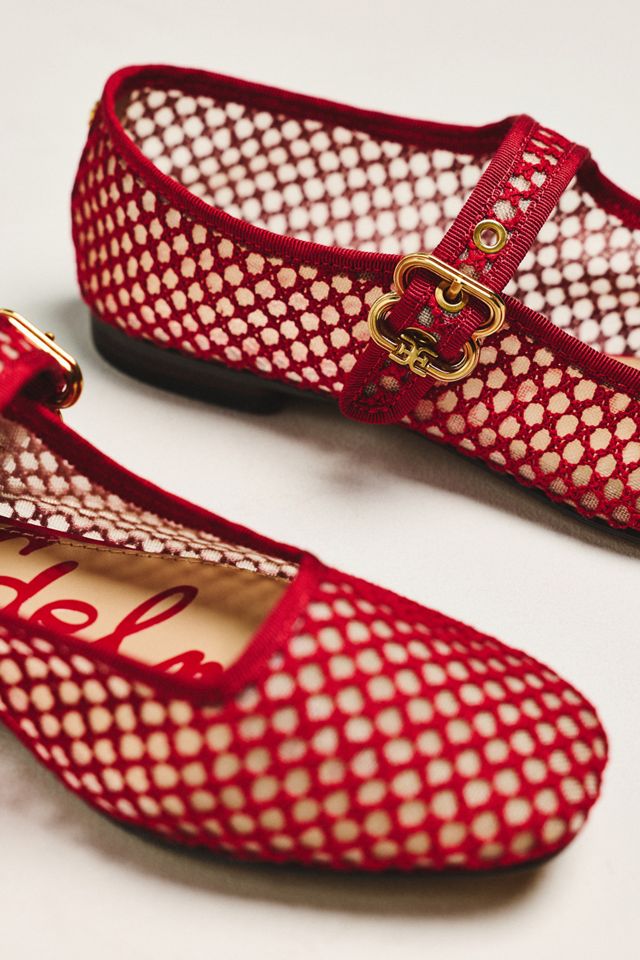Sam Edelman Michaela Mesh Mary Jane Flats | Anthropologie