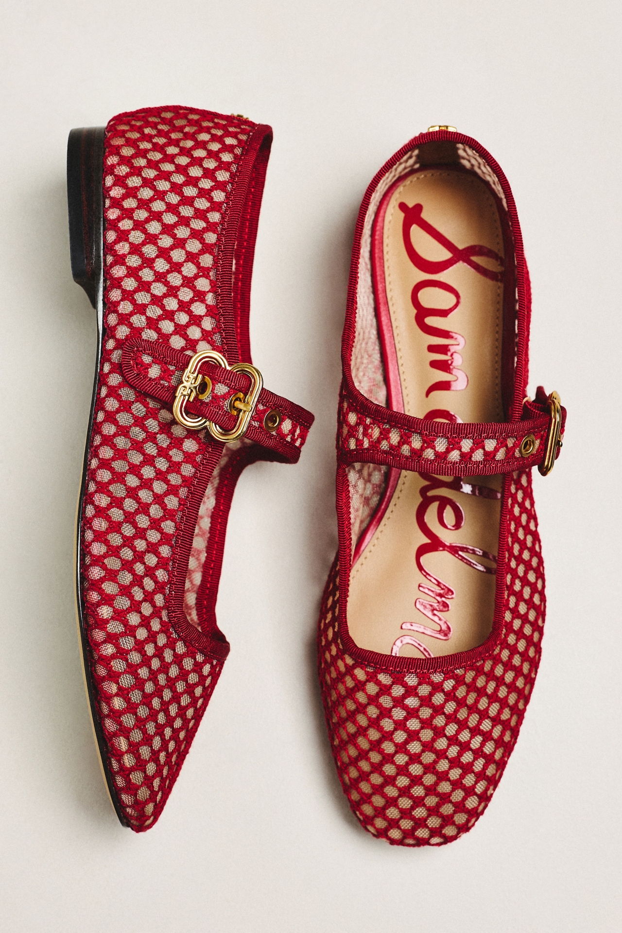 Sam Edelman Michaela Mesh Mary Jane Flats