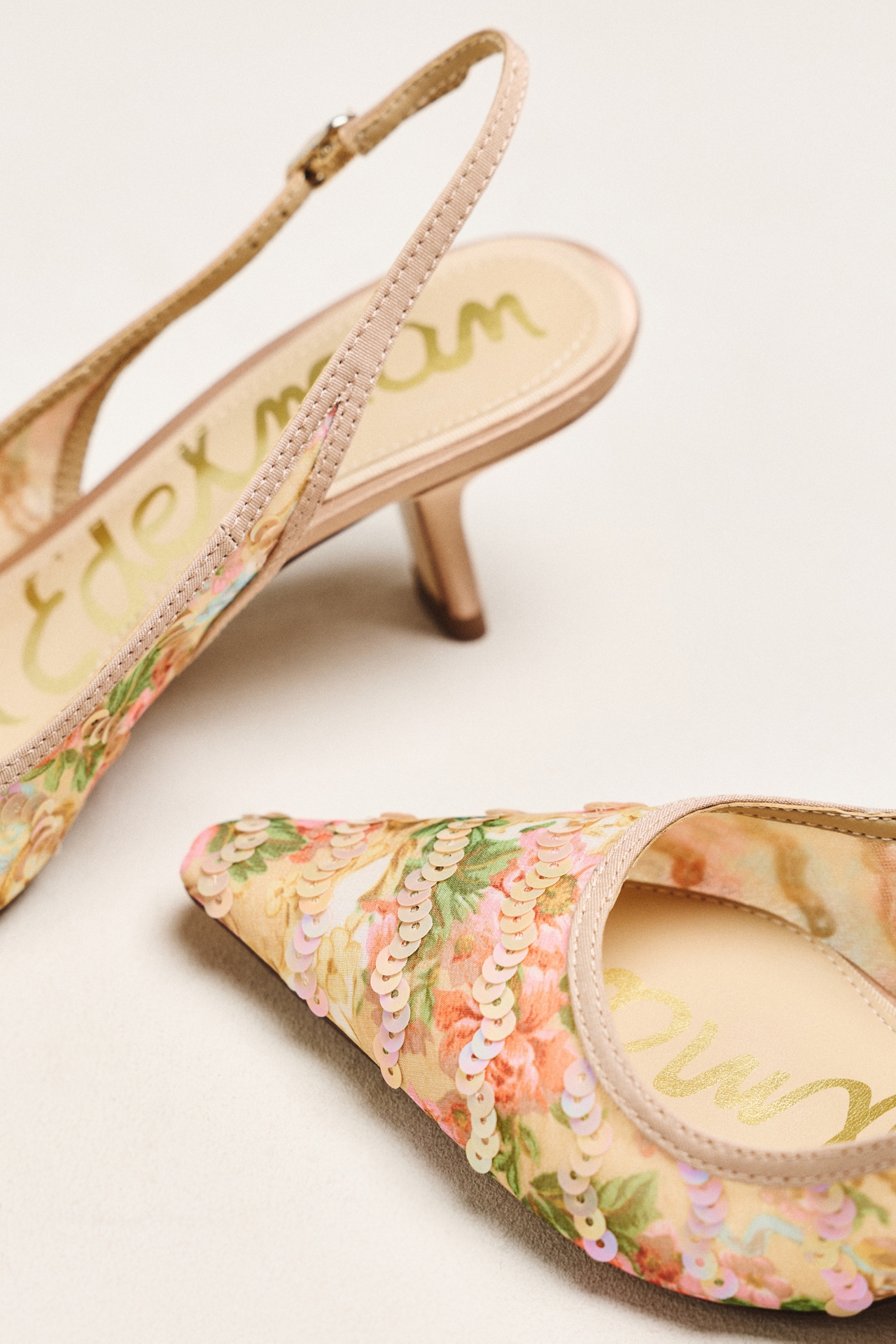 Sam Edelman Bianka Sequin Slingback Heels