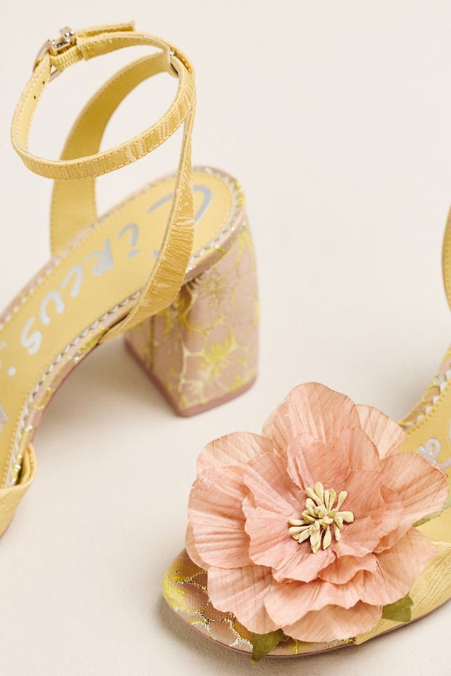 Circus NY by Sam Edelman Aria Flower Block Heels | Anthropologie