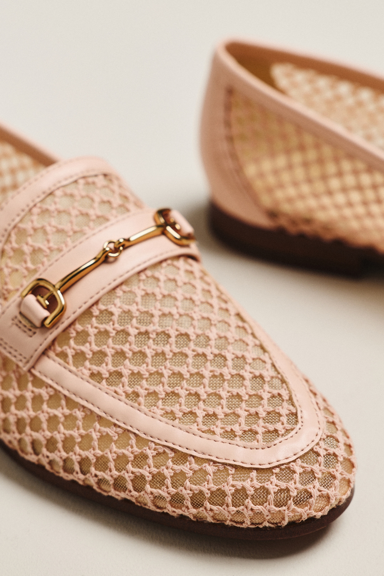 Sam Edelman Loraine Mesh Horsebit Hardware Loafers