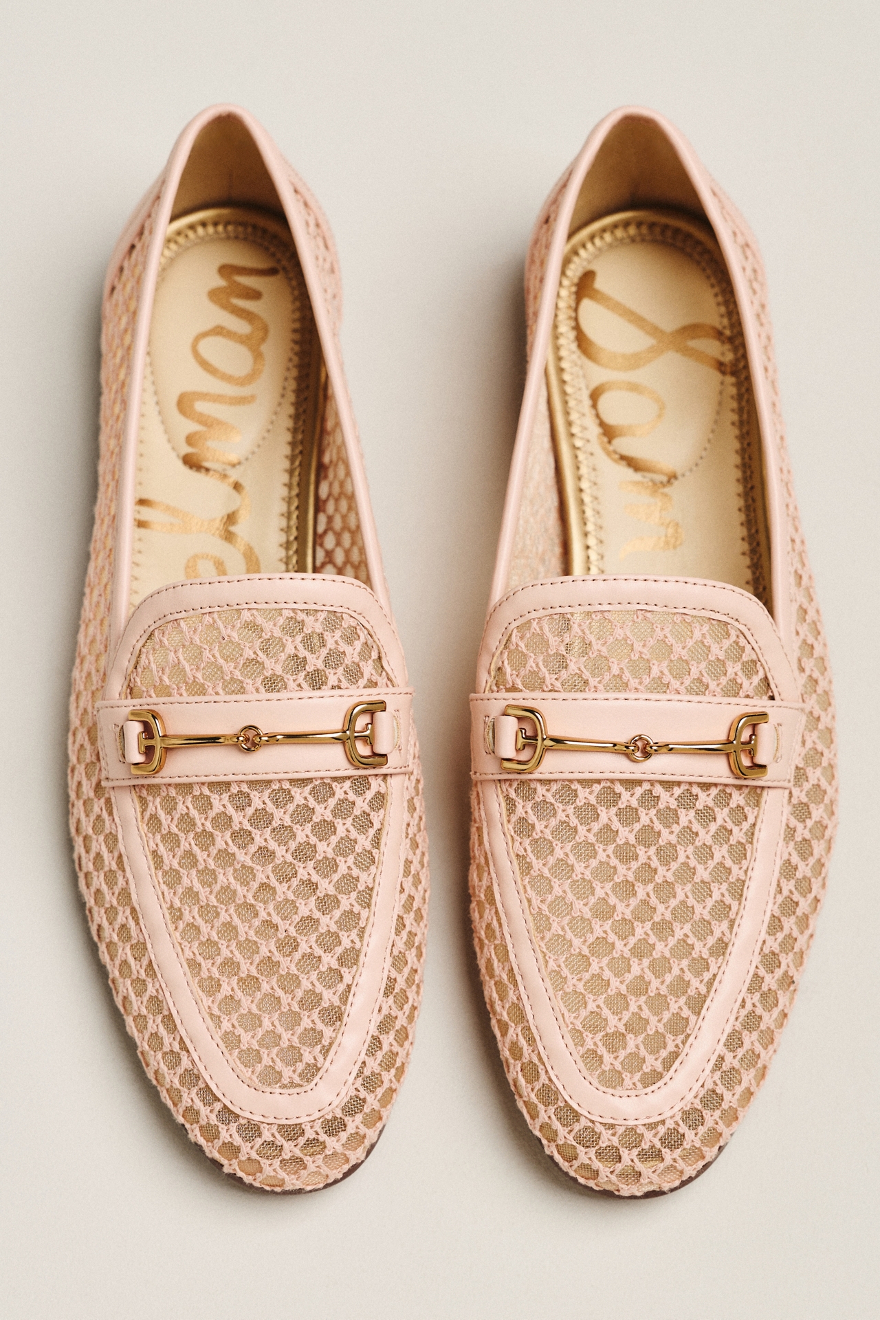 Sam Edelman Loraine Mesh Horsebit Hardware Loafers