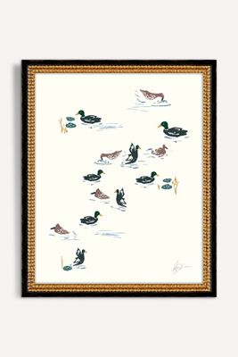 Lake Swim Wall Art