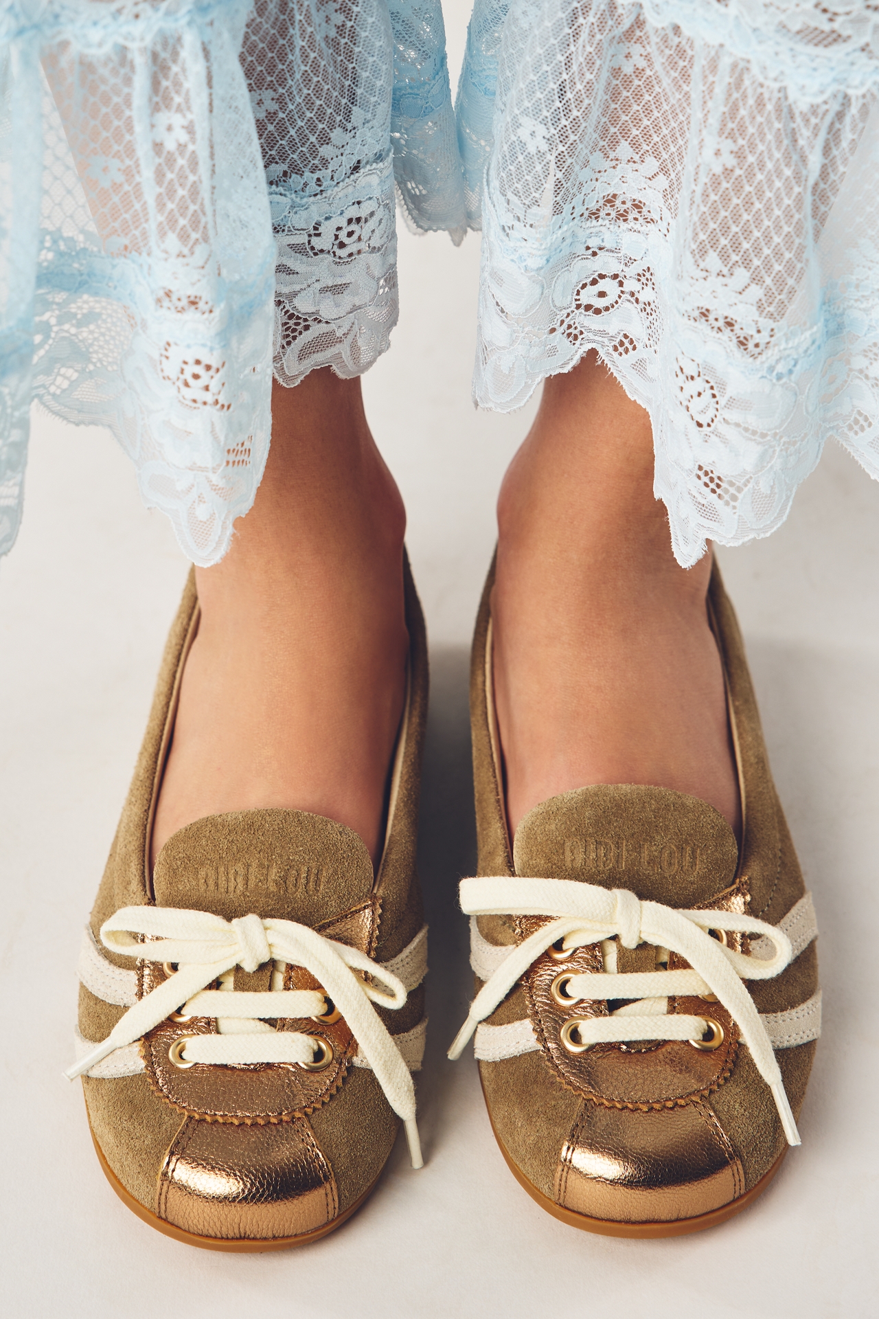 Bibi Lou Lace-Up Sneaker Flats